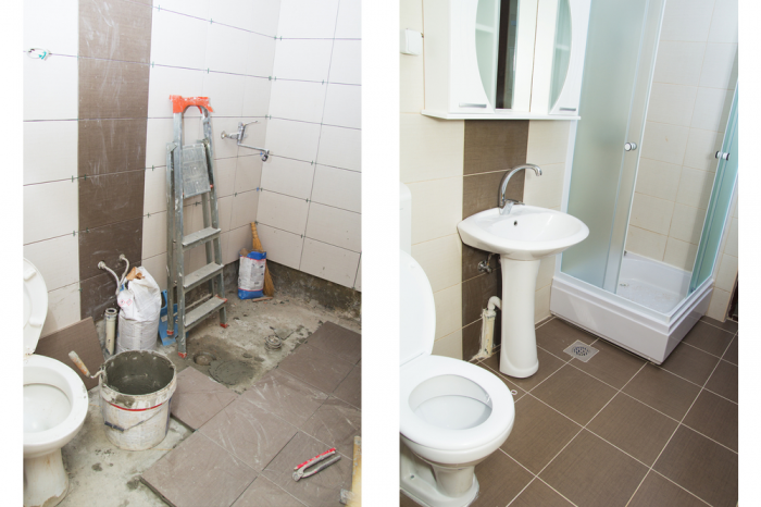 hotel bathroom (contemporary design)